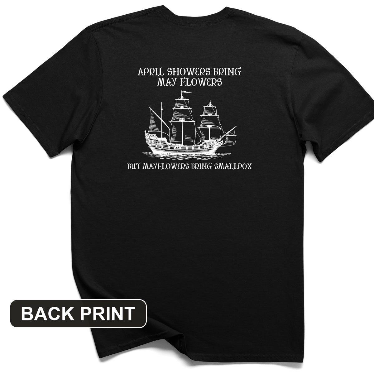Mayflower Back Print T-Shirt