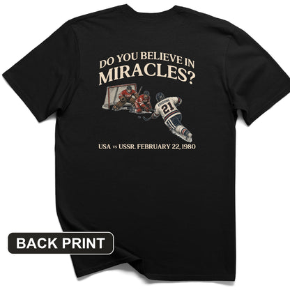 Miracle on Ice Back Print T-Shirt