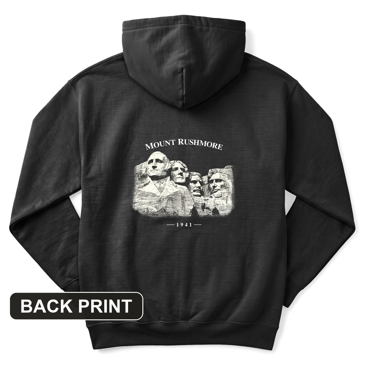 Mount Rushmore Back Print Hoodie