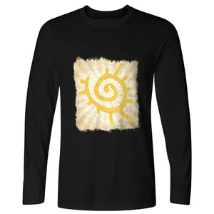 Native American Sun Symbol Long Sleeve T-Shirt