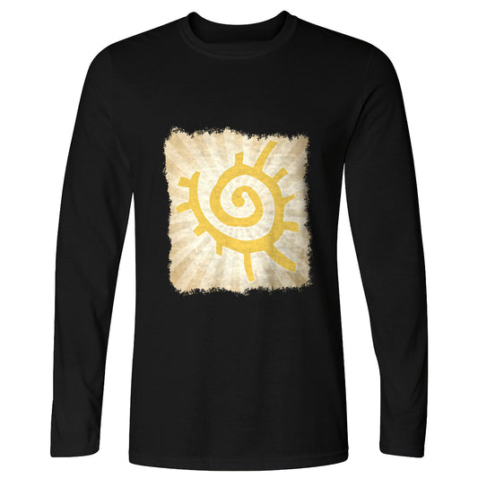 Native American Sun Symbol Long Sleeve T-Shirt