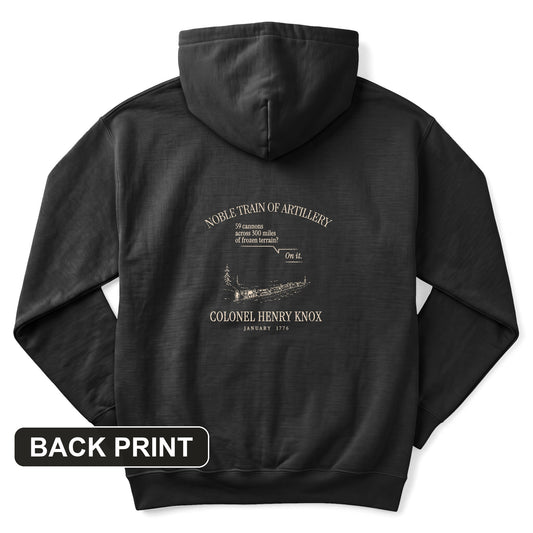 Noble Train of Artillery Back Print Hoodie