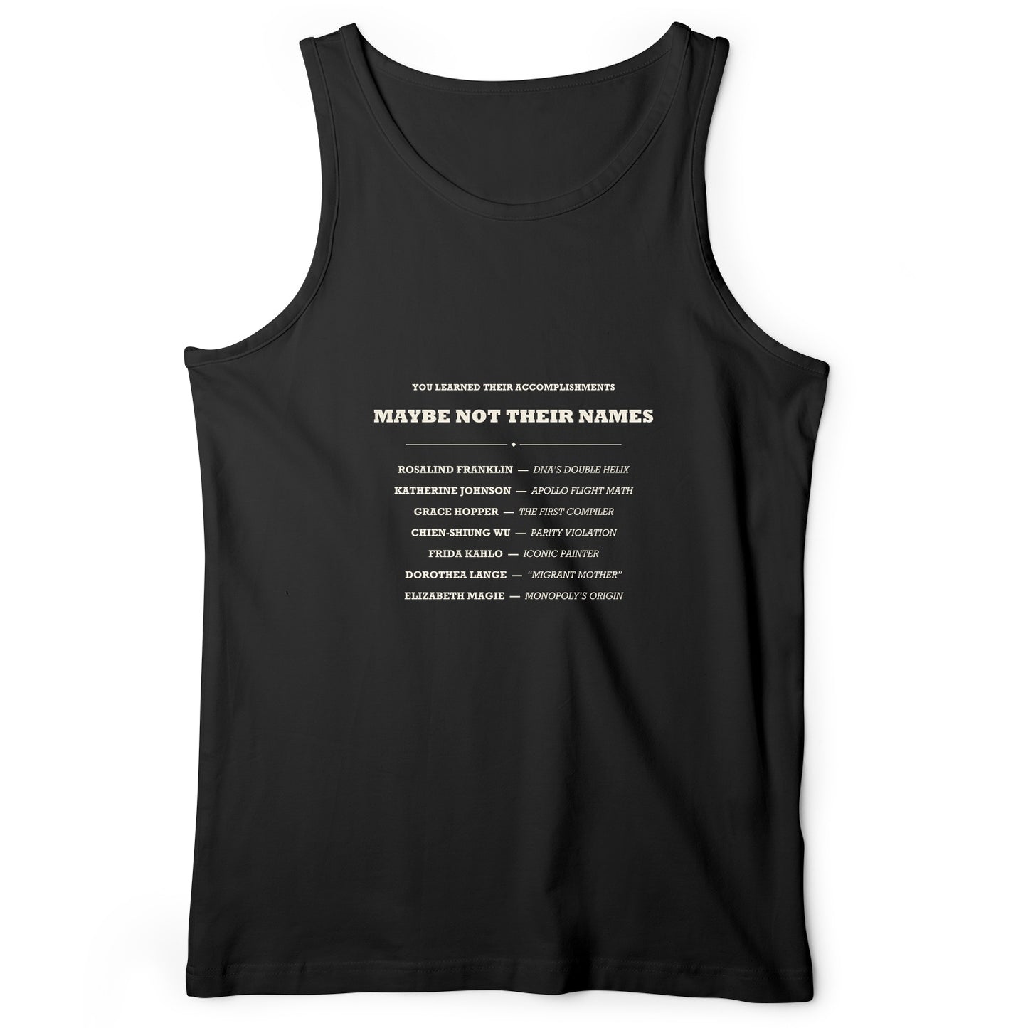 Not Their Names Tank Top