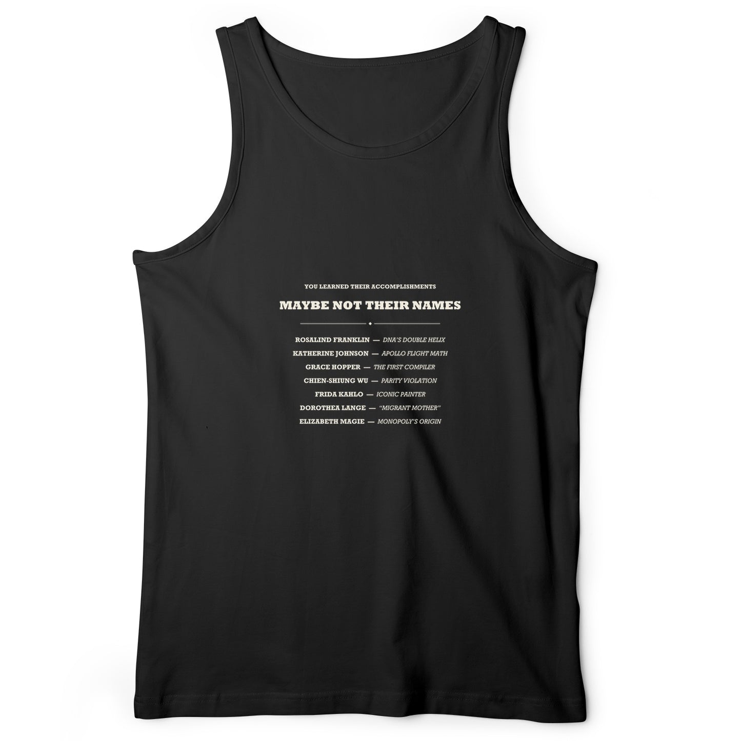 Not Their Names Tank Top