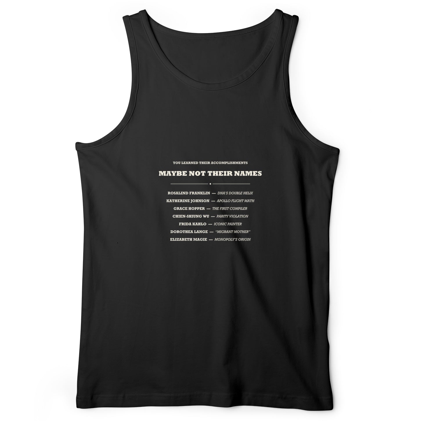 Not Their Names Tank Top