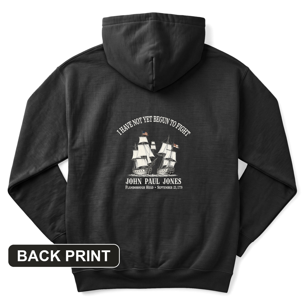 Not Yet Begun to Fight Back Print Hoodie