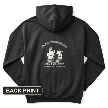 Not Yet Begun to Fight Back Print Hoodie