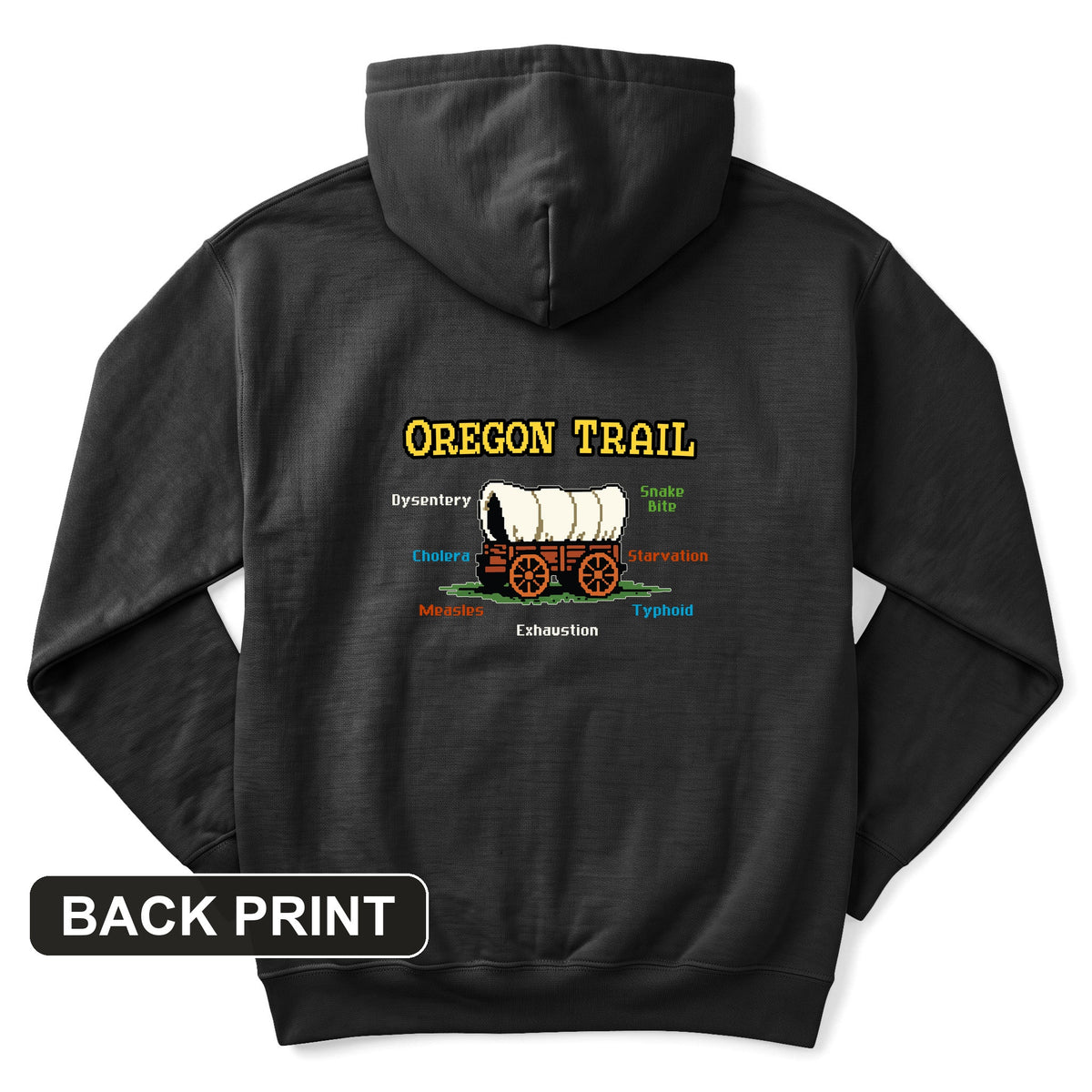 Oregon Trail Back Print Hoodie