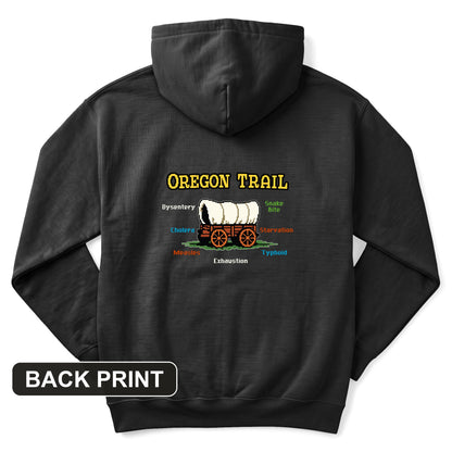 Oregon Trail Back Print Hoodie