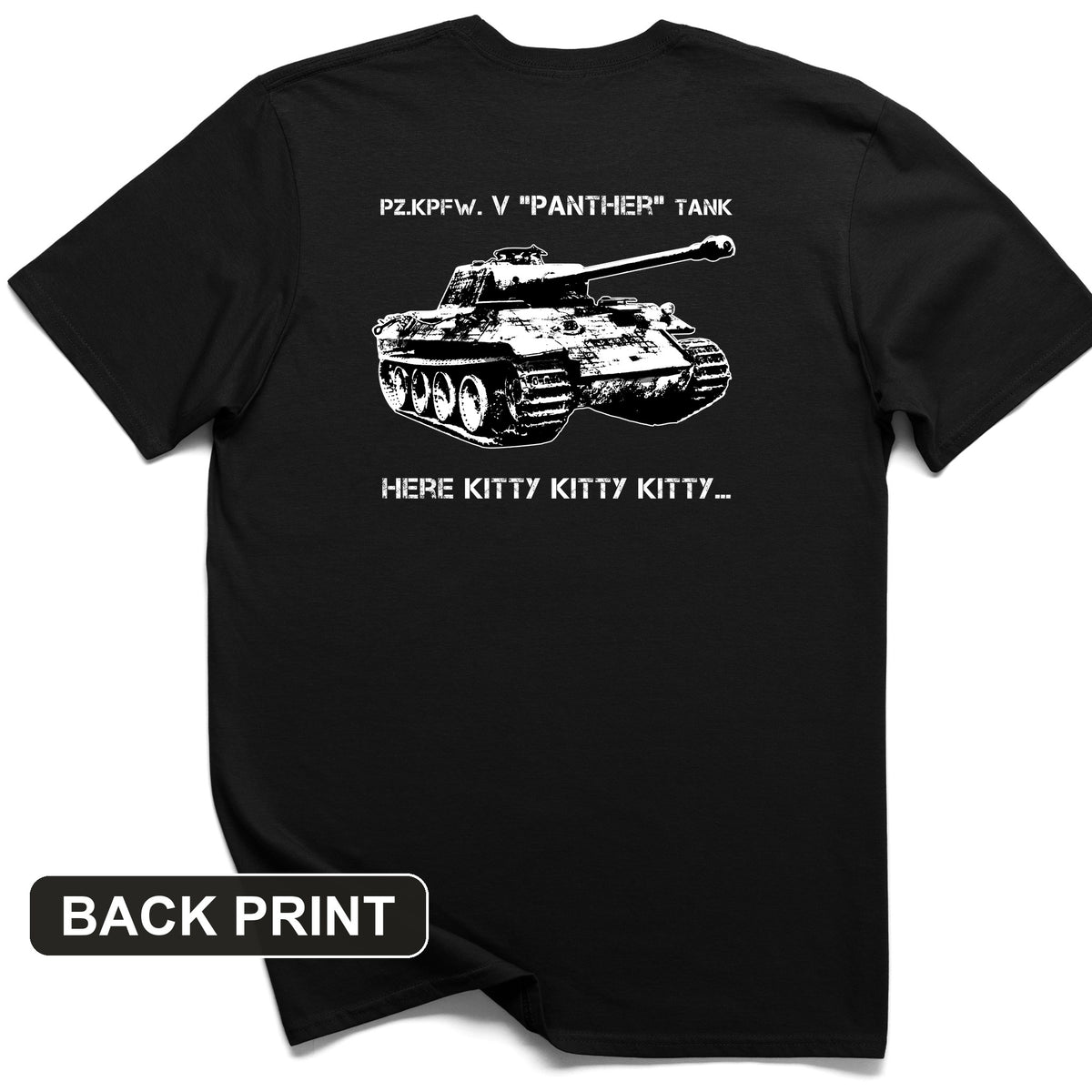 Panther Back Print T-Shirt