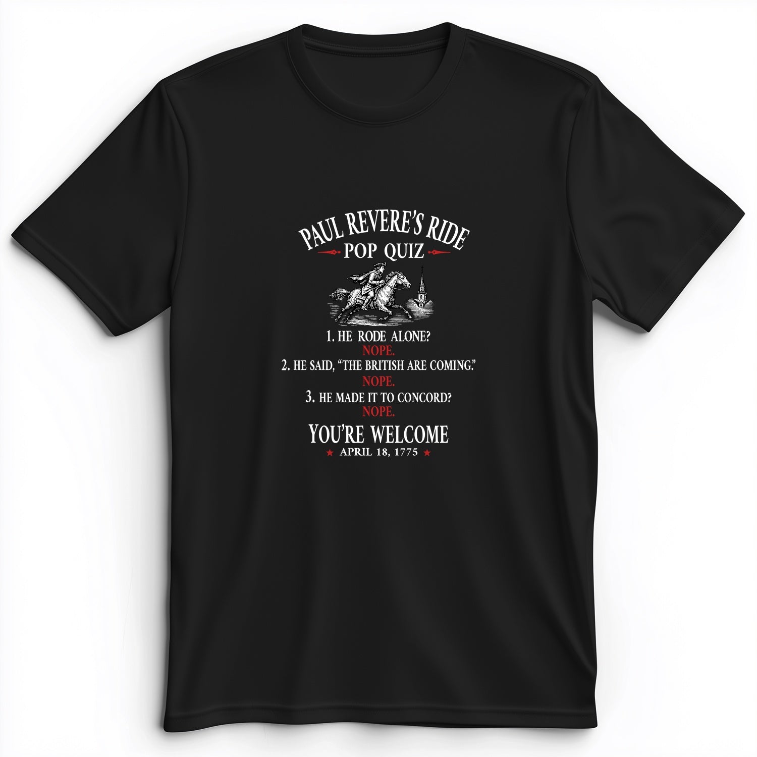 Paul Revere Quiz Premium Tee