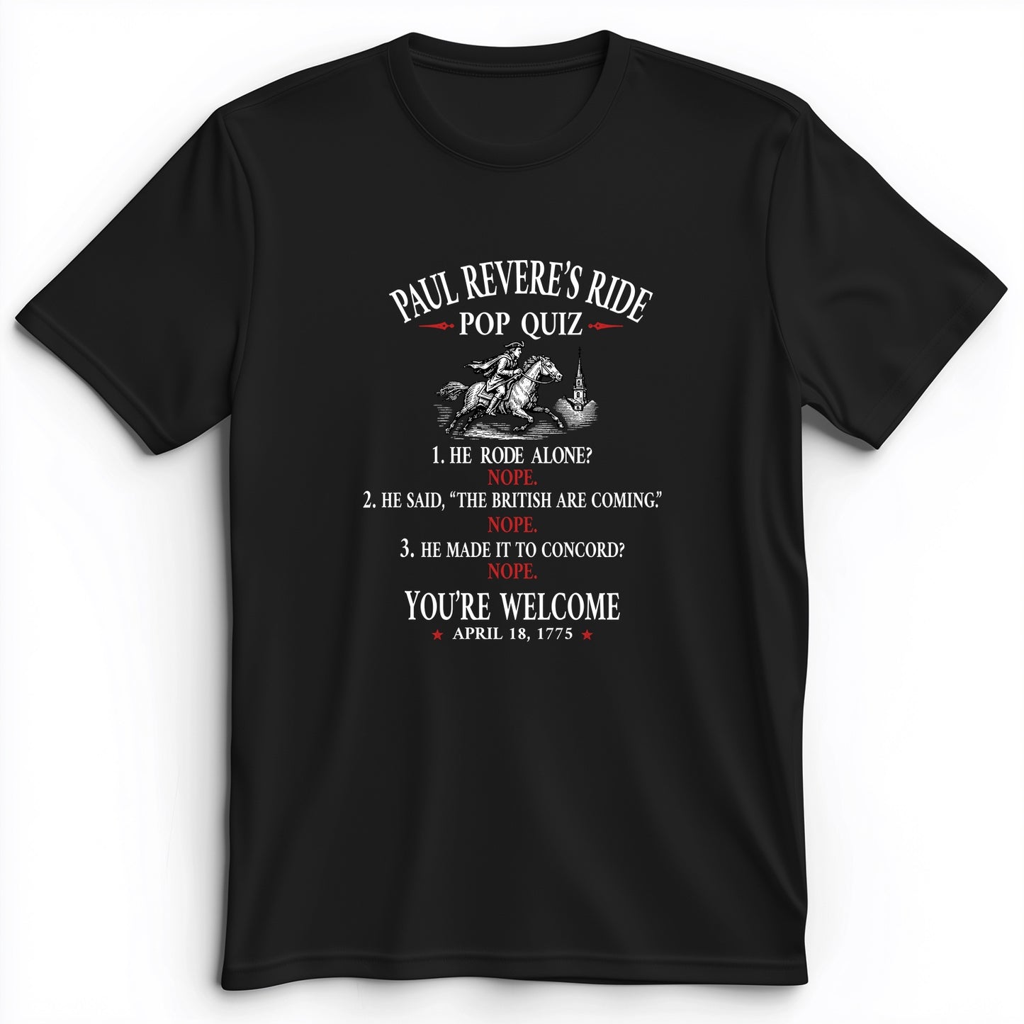Paul Revere Quiz Premium Tee