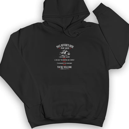 Paul Revere Quiz Hoodie