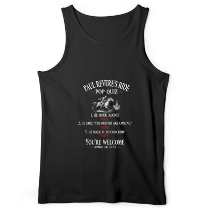 Paul Revere Quiz Tank Top