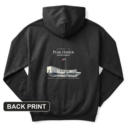 Pearl Harbor - Never Forget Back Print Hoodie