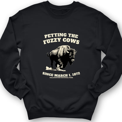 Petting The Fuzzy Cows Crewneck