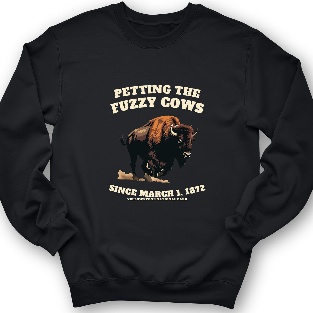 Petting The Fuzzy Cows Crewneck