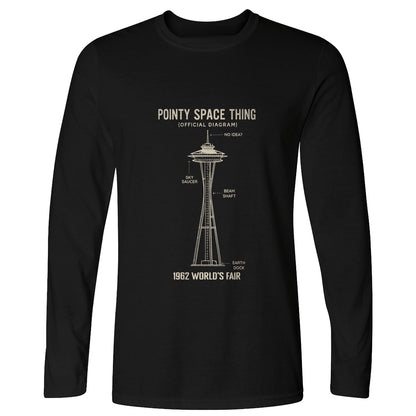 Pointy Space Thing Long Sleeve T-Shirt