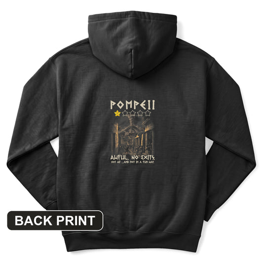 Pompeii 1 Star Back Print Hoodie