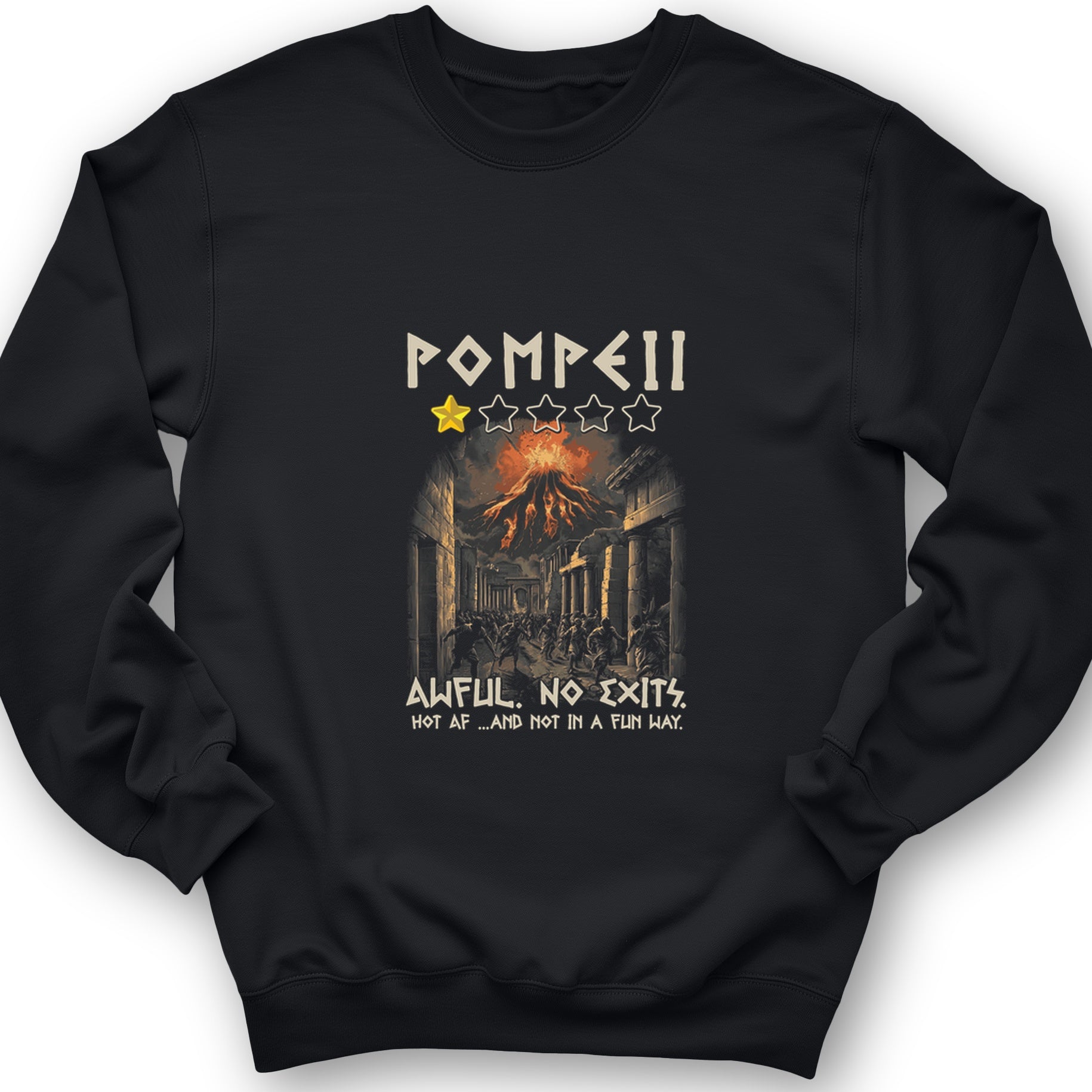 Pompeii 1 Star Crewneck