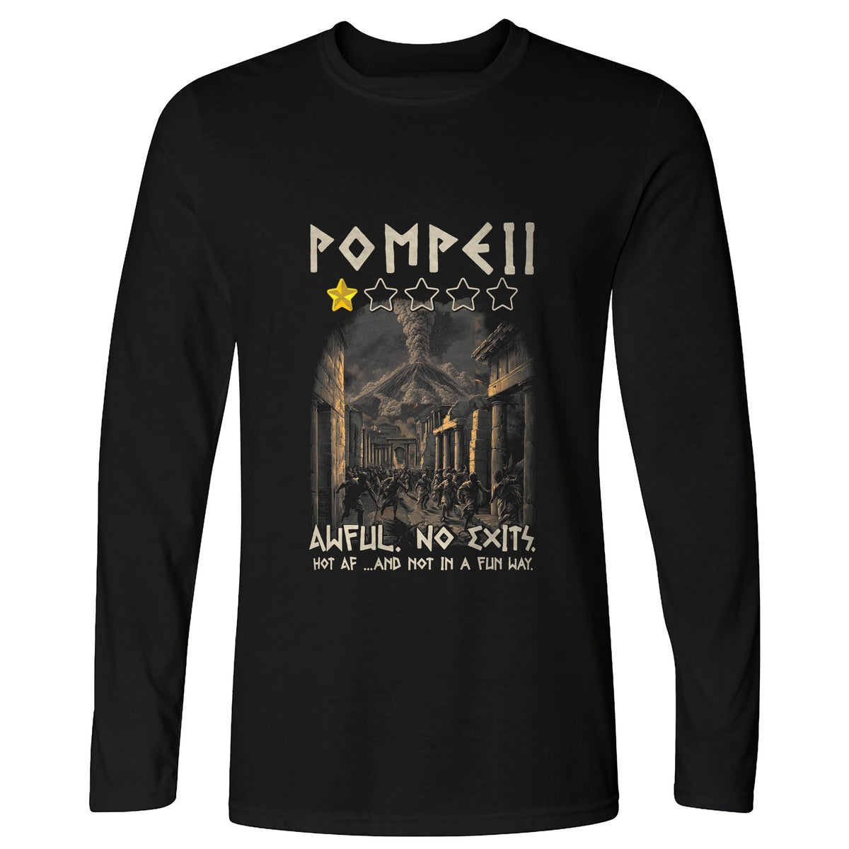 Pompeii 1 Star Long Sleeve T-Shirt