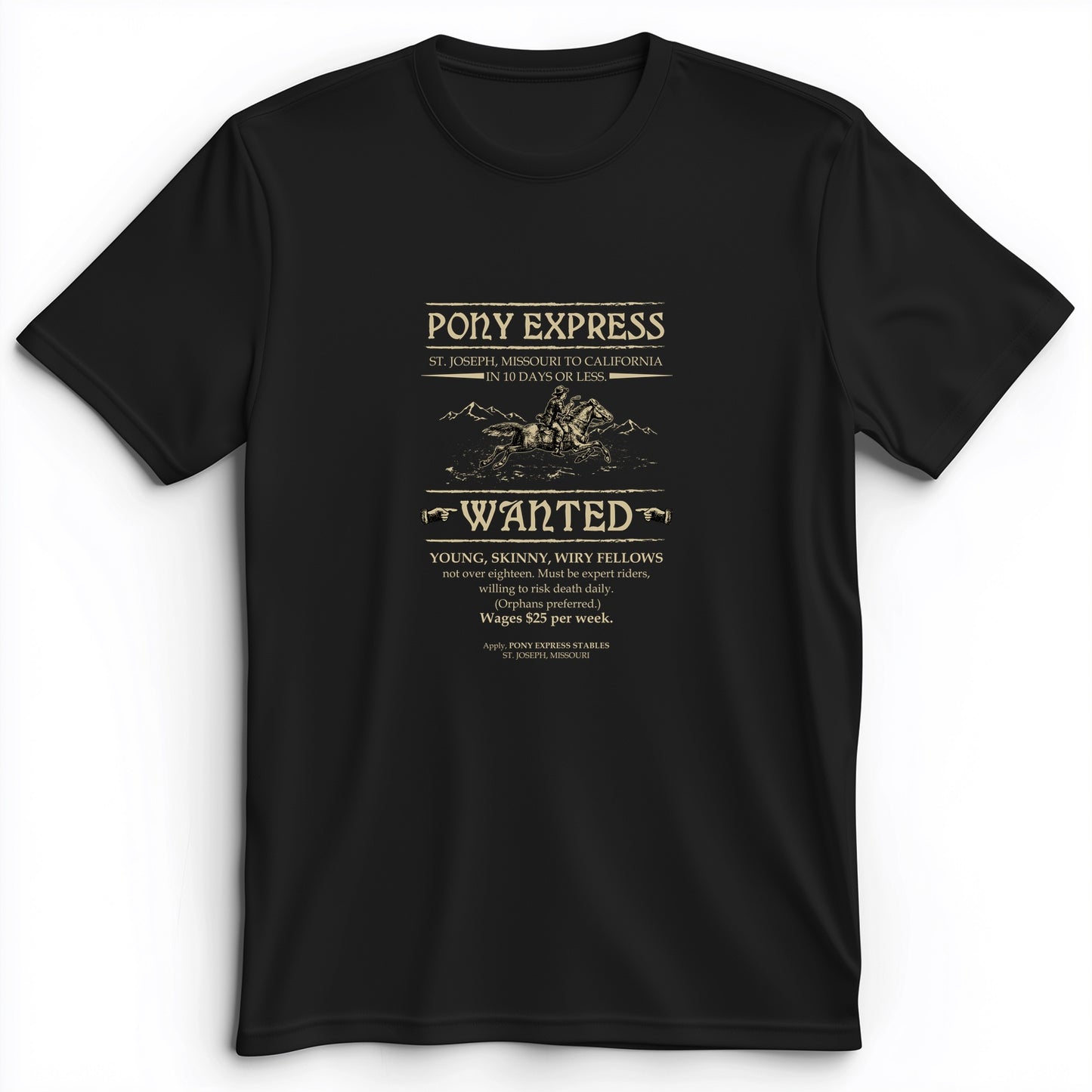 Pony Express Poster Premium Tee