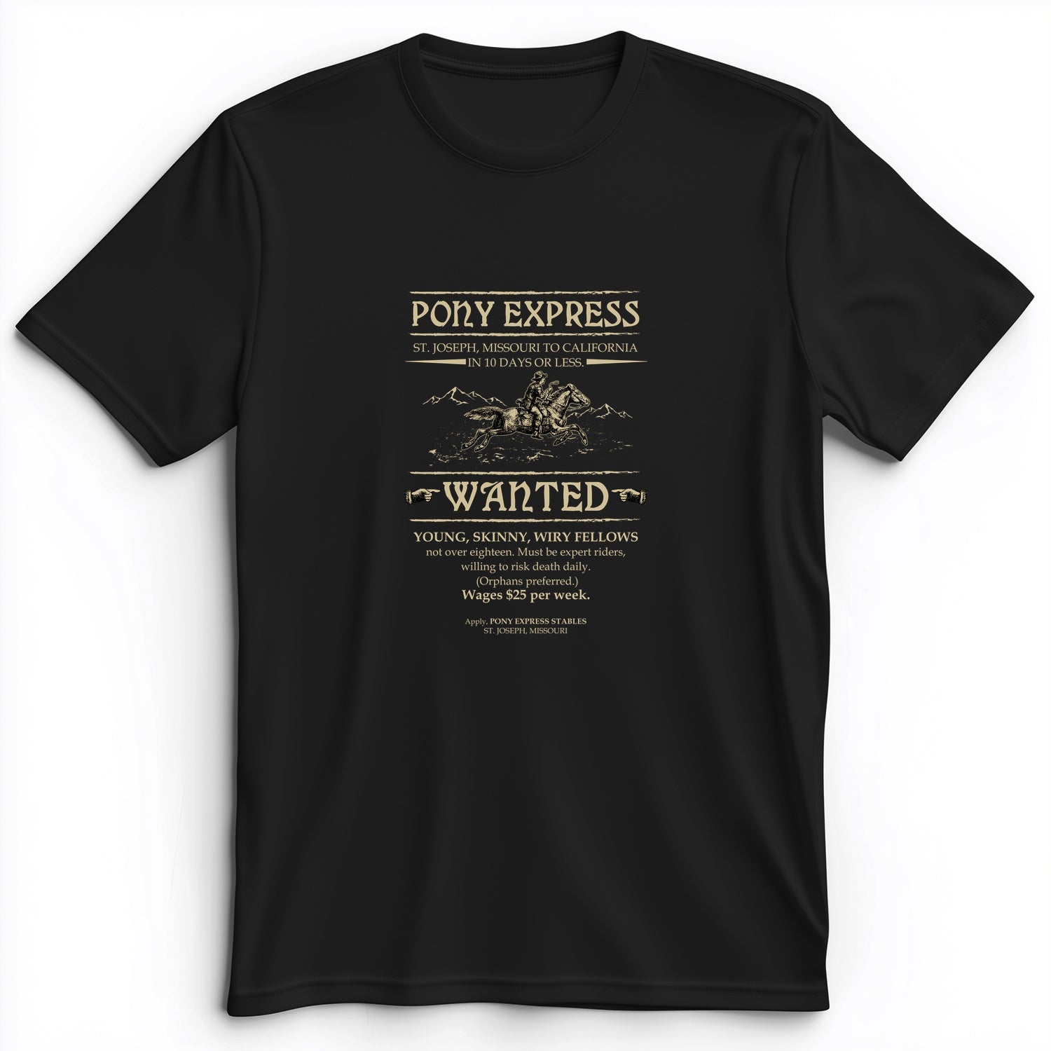 Pony Express Poster Premium Tee