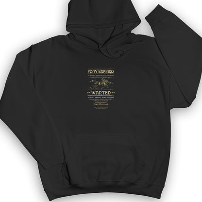 Pony Express Poster Hoodie