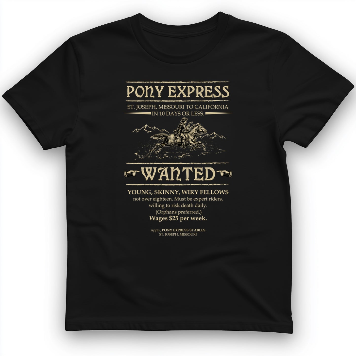Pony Express Poster T-Shirt