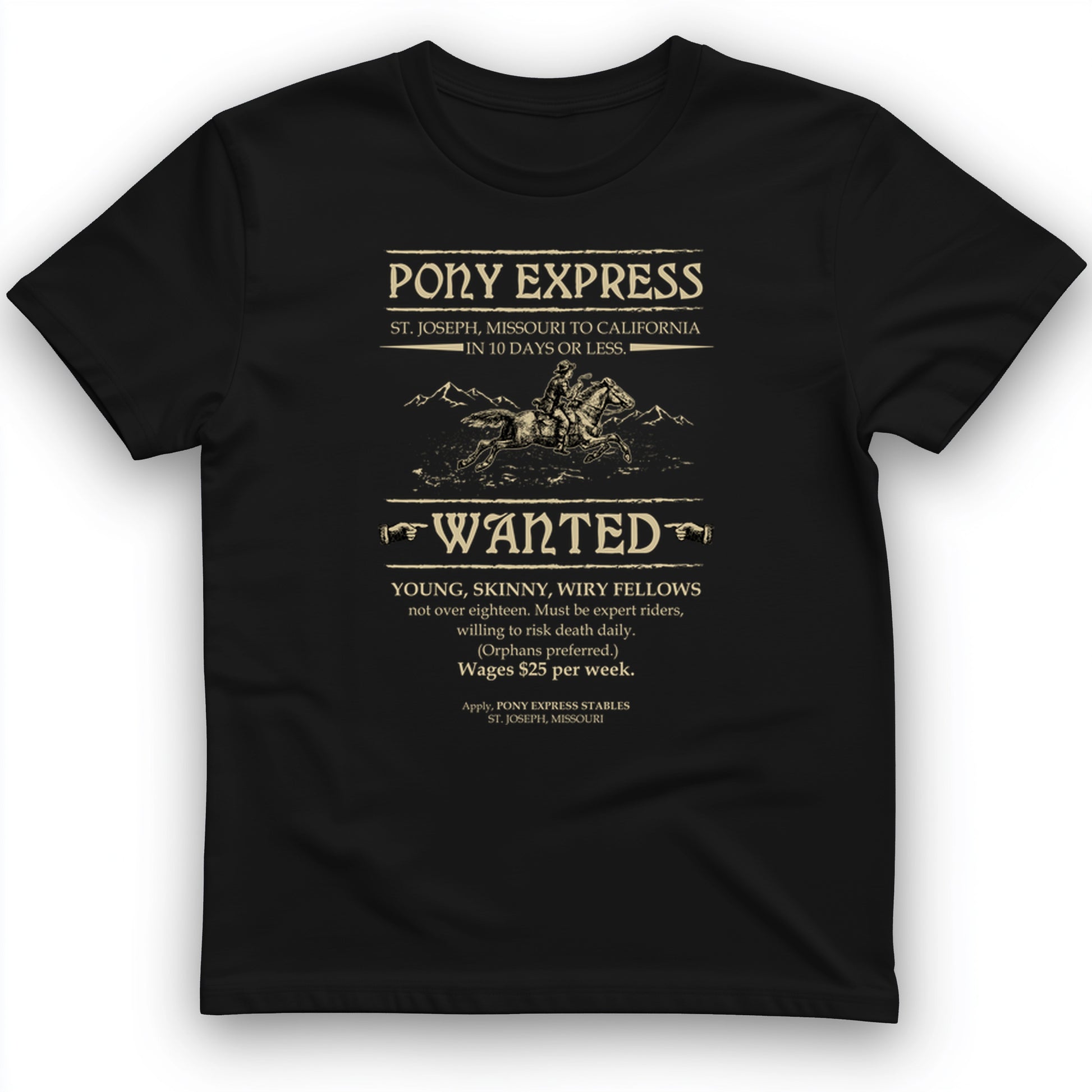 Pony Express Poster T-Shirt