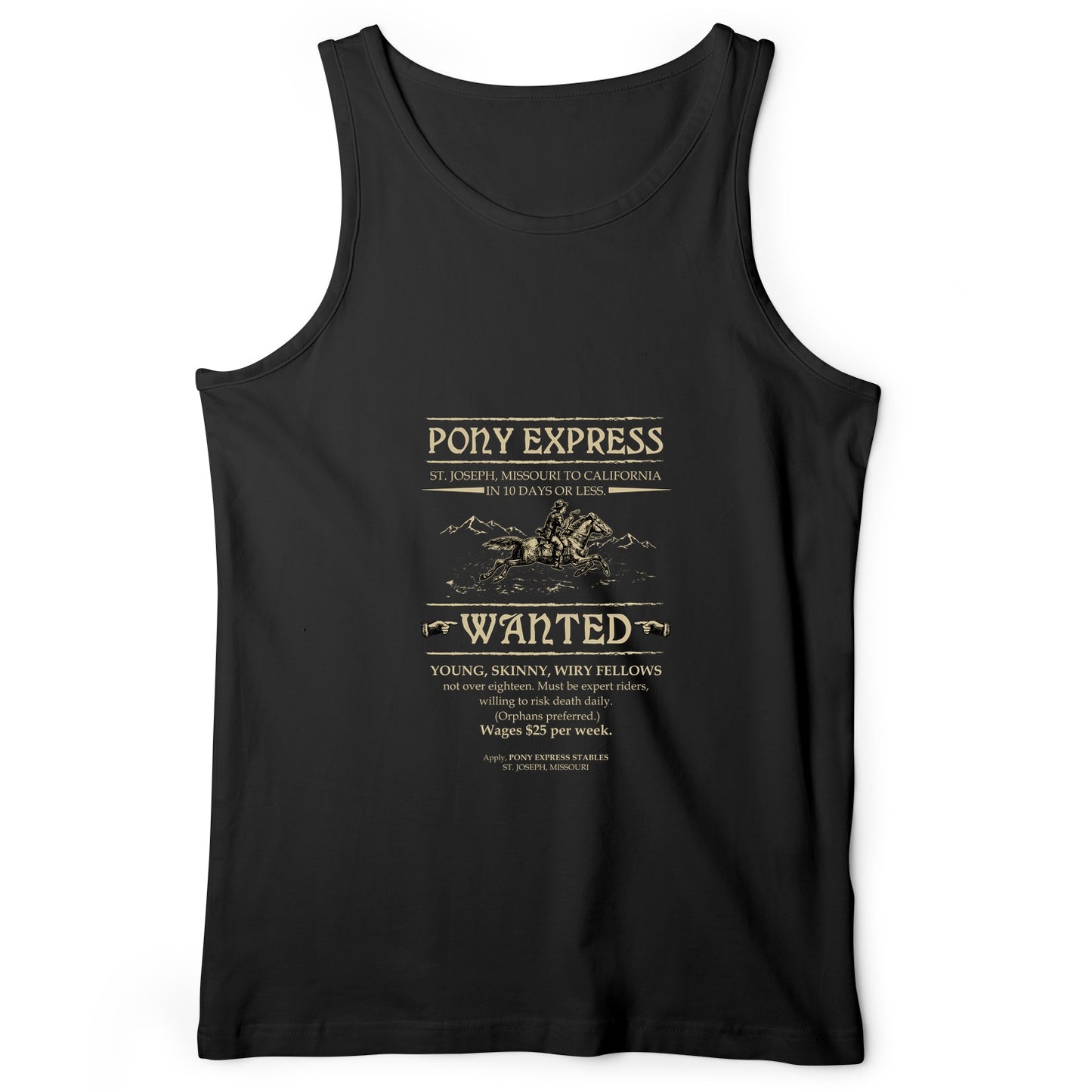 Pony Express Poster Tank Top