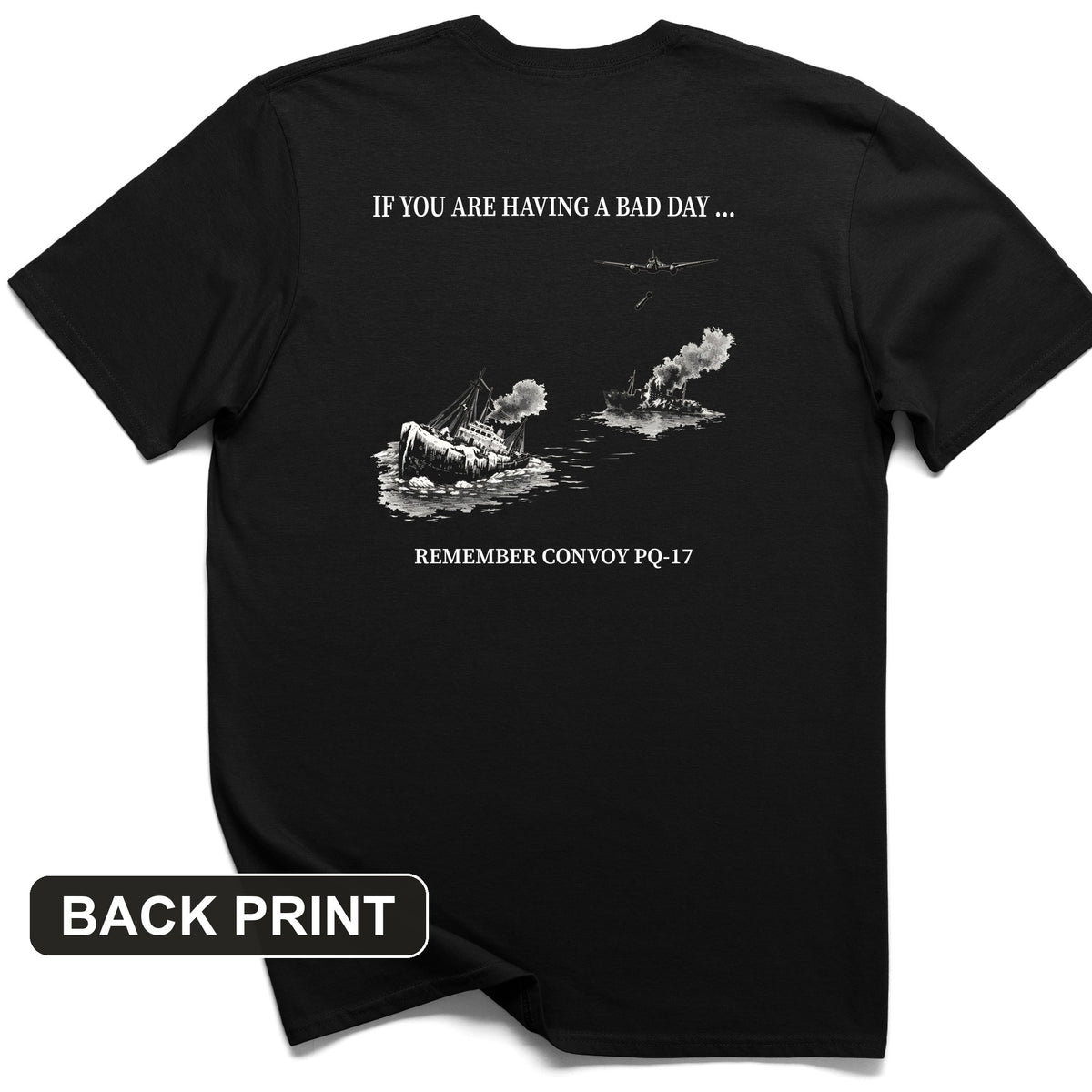Pq-17 Back Print T-Shirt