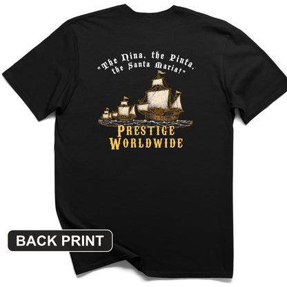 Prestige Worldwide Back Print T-Shirt