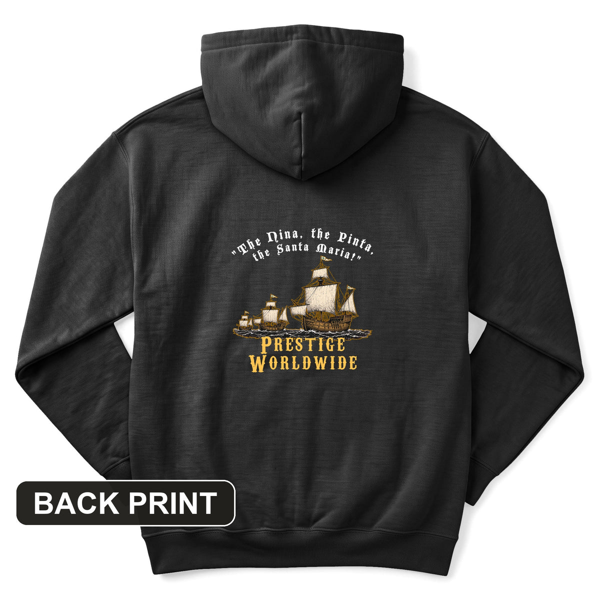Prestige Worldwide Back Print Hoodie