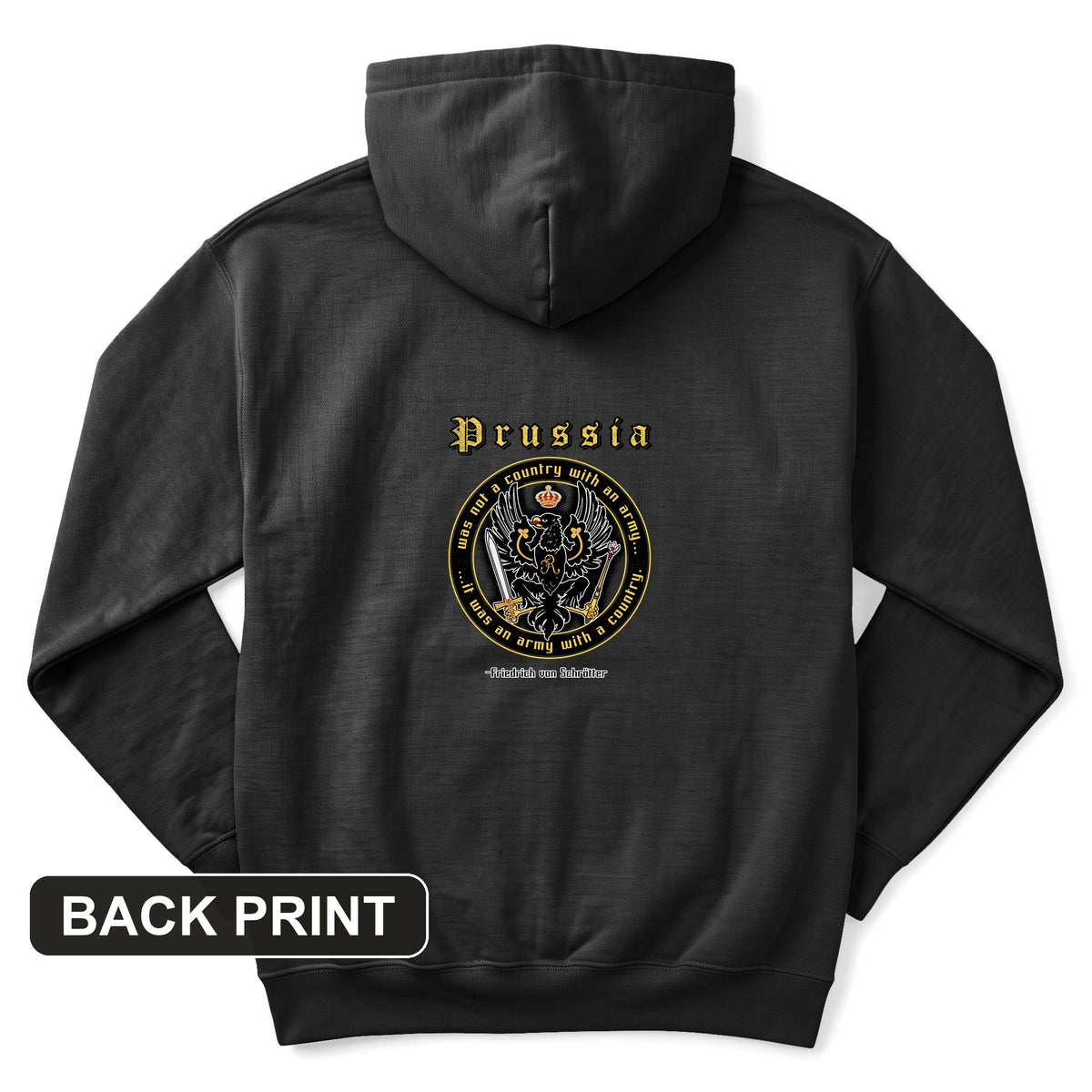 Prussia Back Print Hoodie