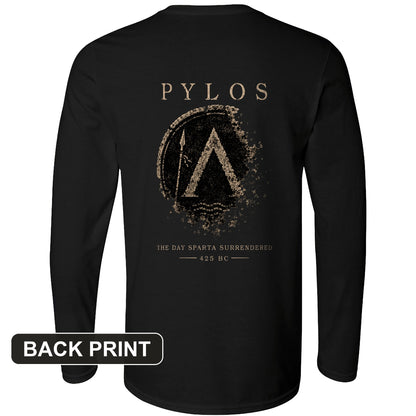 Pylos Back Print Long Sleeve T-Shirt
