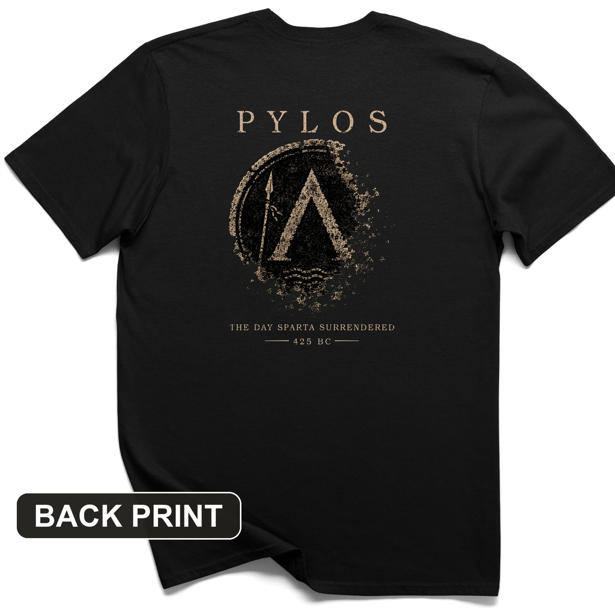 Pylos Back Print T-Shirt