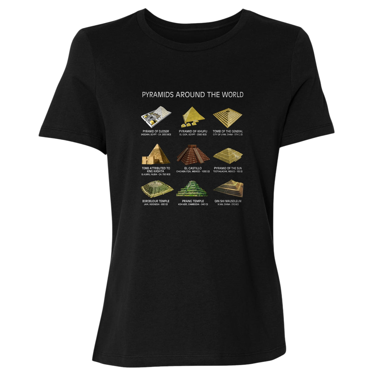 Pyramids of the World Women's T-Shirt