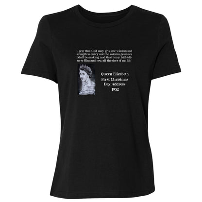 Queen Elizabeth II Xmas Address Women's T-Shirt