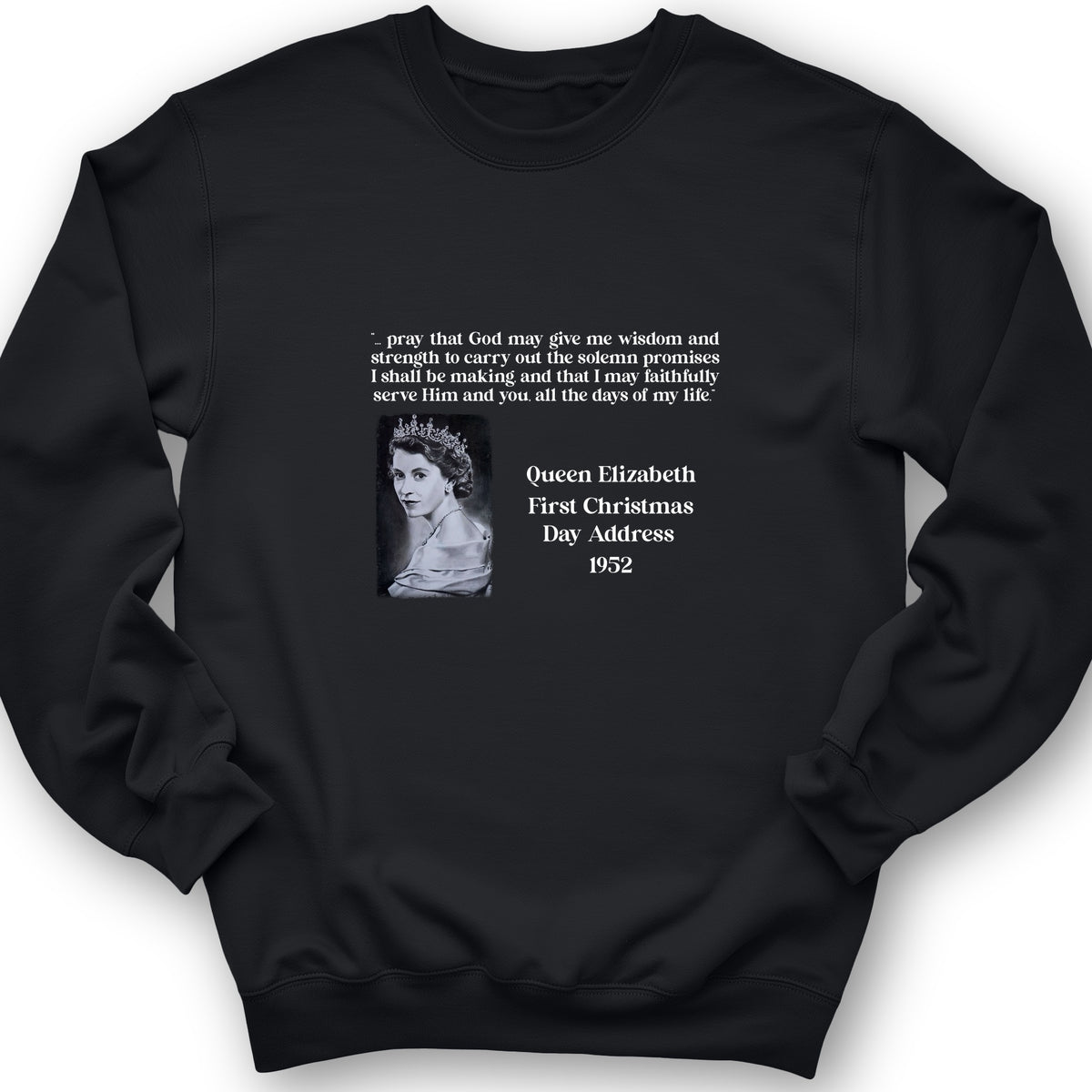 Queen Elizabeth II Xmas Address Crewneck