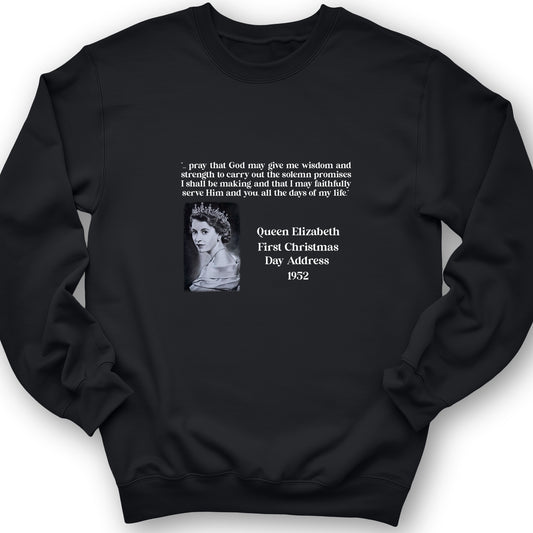 Queen Elizabeth II Xmas Address Crewneck