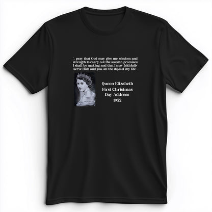 Queen Elizabeth II Xmas Address Premium Tee