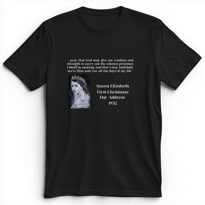 Queen Elizabeth II Xmas Address Premium Tee