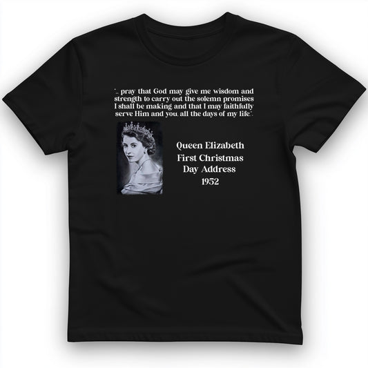 Queen Elizabeth II Xmas Address T-Shirt
