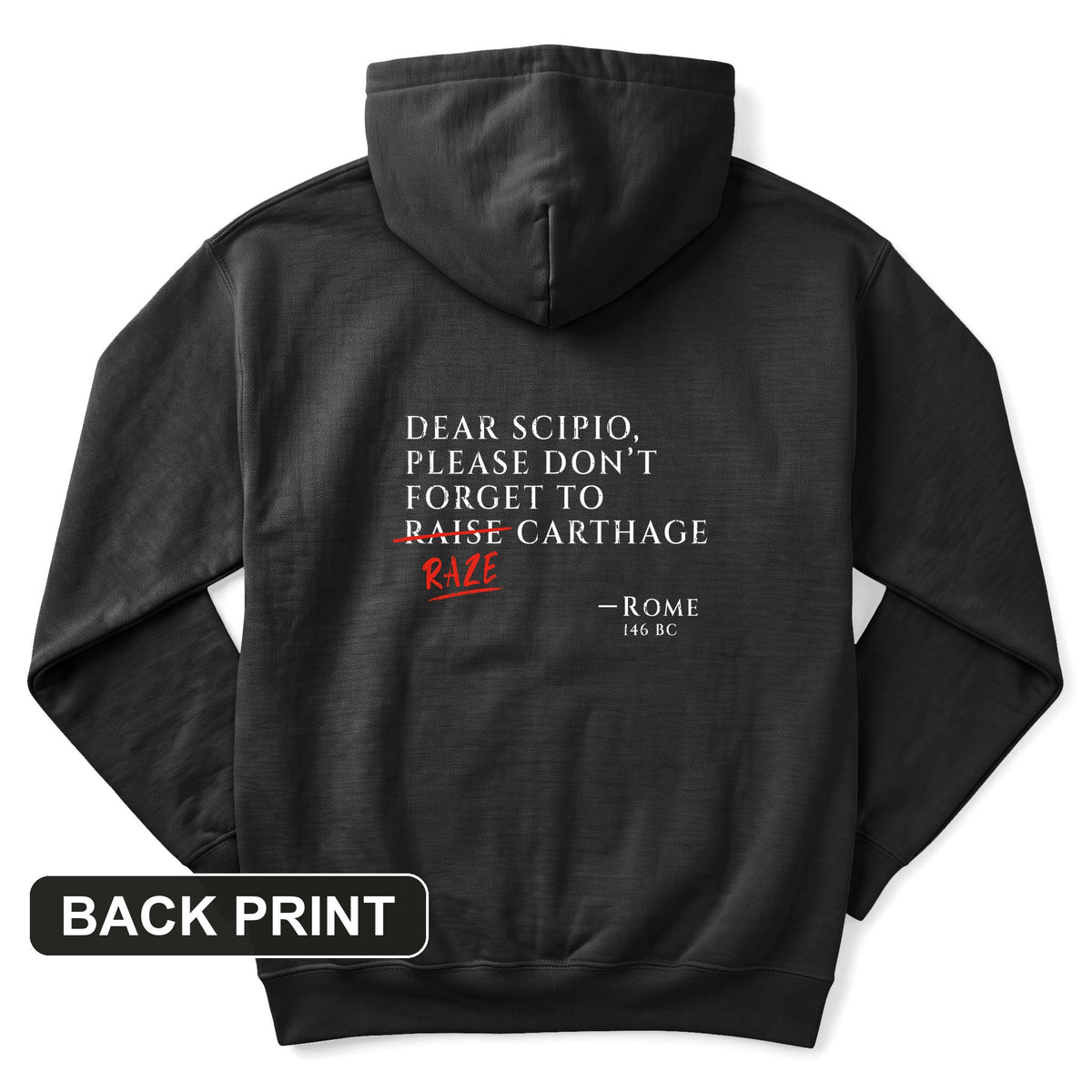 Raze Carthage Back Print Hoodie