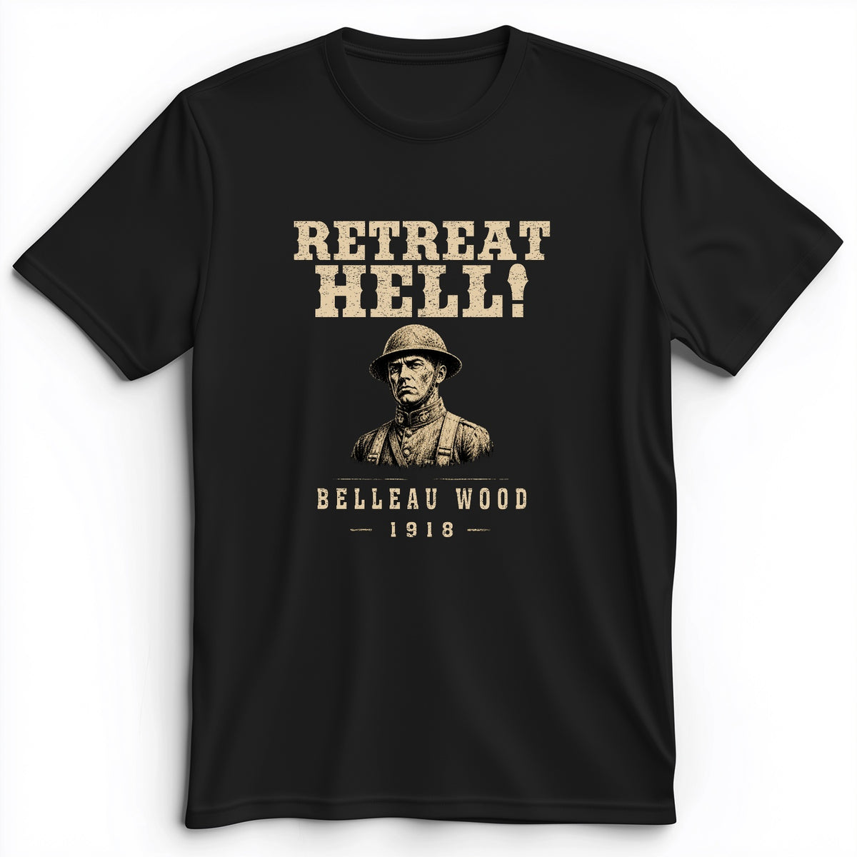 Retreat Hell Bust Premium Tee