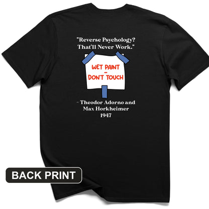 Reverse Psychology Back Print T-Shirt