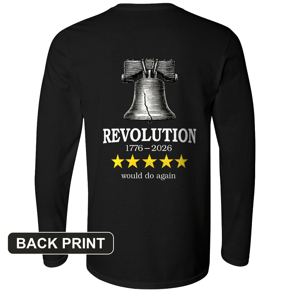 Revolution Back Print Long Sleeve T-Shirt