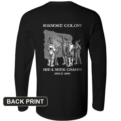 Roanoke Back Print Long Sleeve T-Shirt