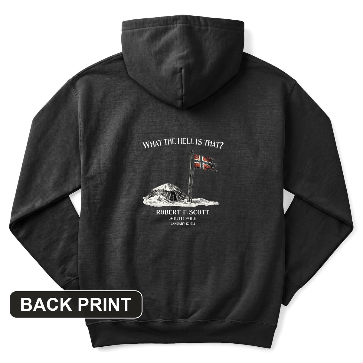 Robert Scott Back Print Hoodie